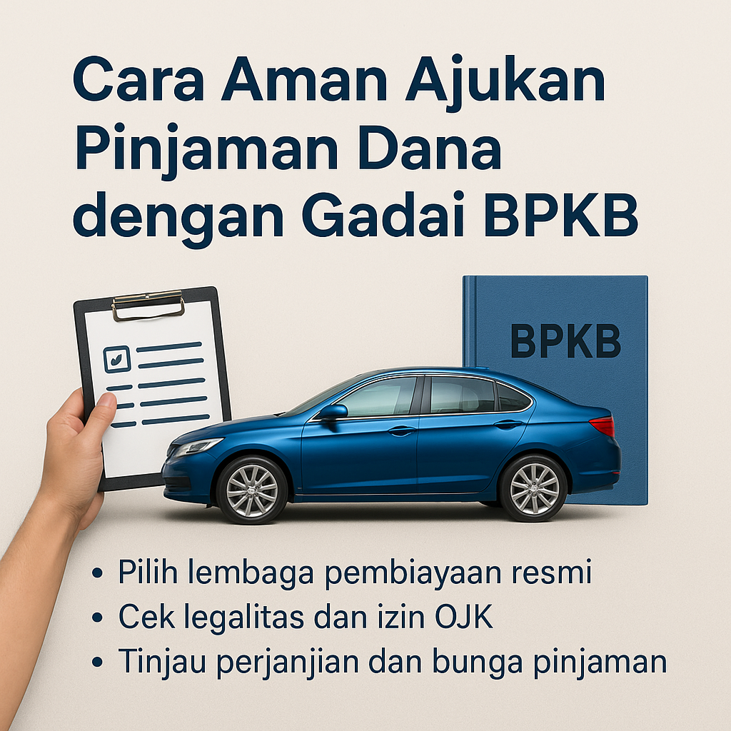 Pengajuan Pinjaman Dana Jaminan BPKB Online Aman Lewat HP